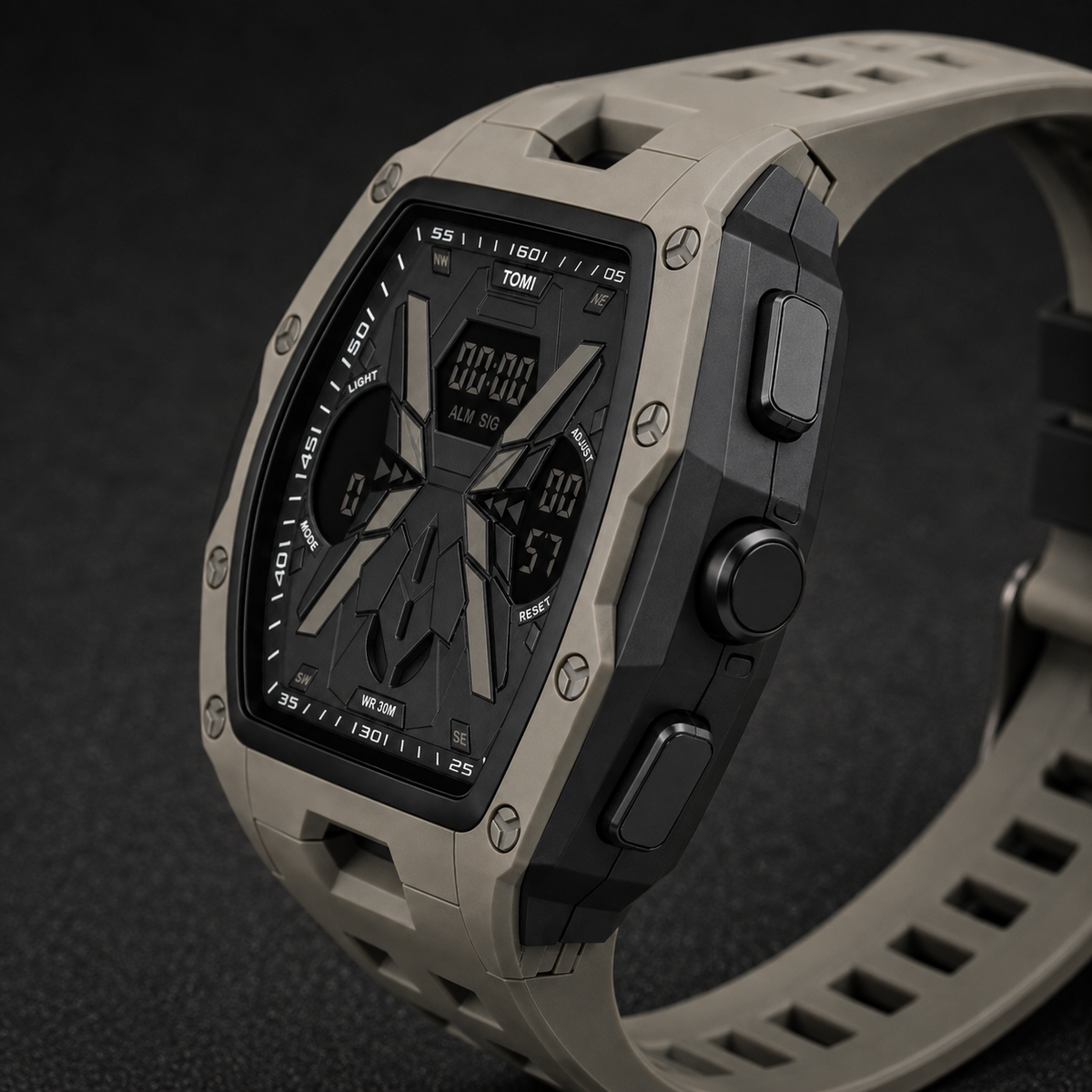 tomi-t219-digital-watch-side-angle.webp